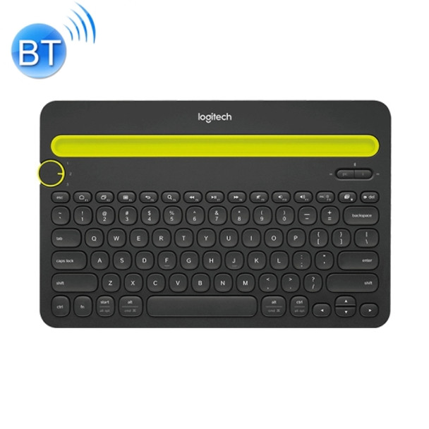 Logitech K480 Multi-device Bluetooth 3.0 Wireless Bluetooth Keyboard with Stand (Black)