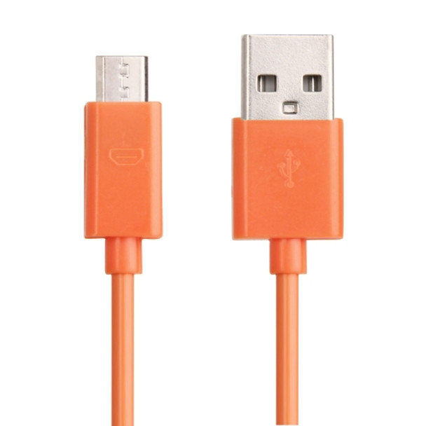 20 PCS 1m Micro USB Port USB Data Cable, For Galaxy, Huawei, Xiaomi, LG, HTC and other Smartphones(Orange)