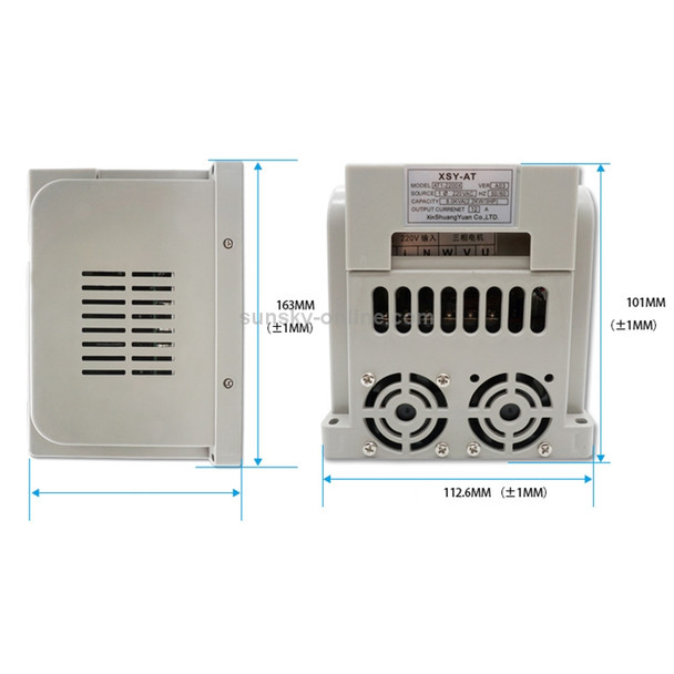 AT1-0750X 0.75KW 220V Single-phase Input Three-phase Output Inverter