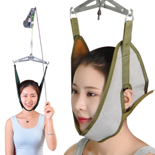 Door-Hanging Cervical Spine Traction Sling Household Cervical Spine Stretcher(Gray)