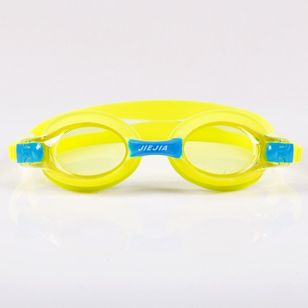 JIEJIA J2670 Silicone Swimming Goggles for Children(Yellow)