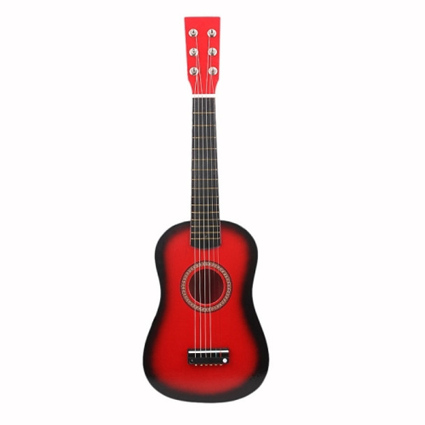 23 Inch Beginner Guitar Children Practice Guitar Toy Musical Instrument(Red)