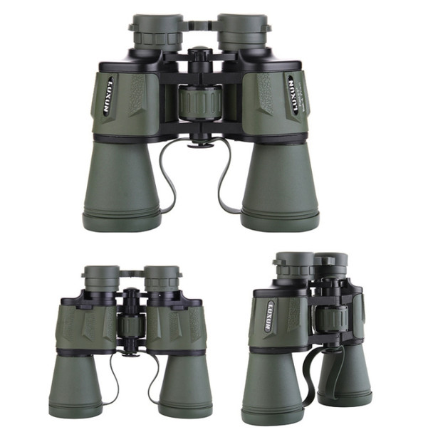 Luxun 20X50 Outdoor Binoculars  Low Light Night Vision Non-Infrared High Power Binoculars(ArmyGreen)