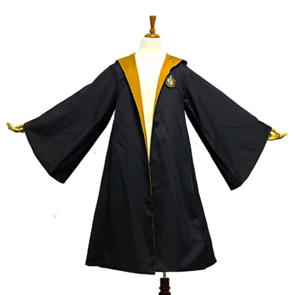 Loose Game Cosplay Cloak Robe (Color:Black Yellow Size:S)