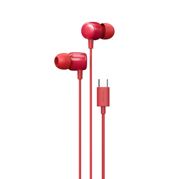 ONDA AD307C Type-C / USB-C Interface High-Fidelity Stereo In Ear Wired Earphone with Microphone(Red)