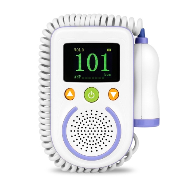 A100D  Digital Fetal Doppler Ultrasound Sound Baby Heartbeat Detector Monitor Rechargeable Prenatal Pocket Fetal Doppler Stethoscope