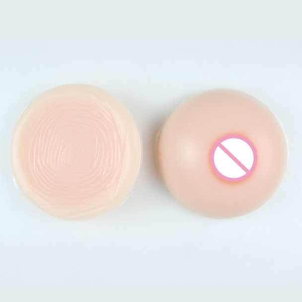 2 PCS Round Men Pseudo-girl Silicone Fake Breasts Cross-dressing Breast Implants, Size:800g(Flesh-colored)