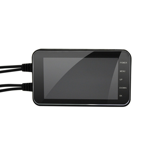 4 inch HD WIFI Dual Lens 1080P Waterproof Motorcycle Driving Recorder