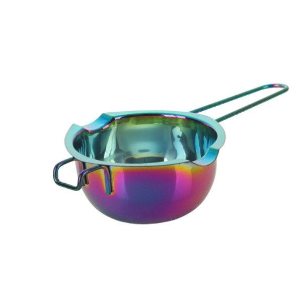 Cheese Butter Chocolate Stainless Steel Melting Bowl, Colour: Magic Colorful