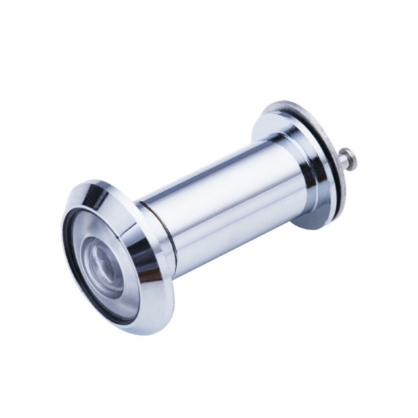 2 PCS Security Door Cat Eye HD Glass Lens 200 Degrees Wide-Angle Anti-Tiny Hotel Door Eye, Specification: 16mm Silver