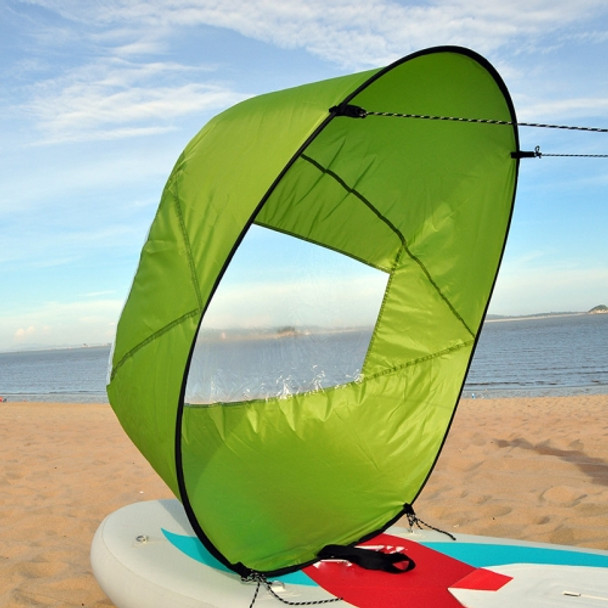 42 Inch Kayak Sail Downwind SUP Paddle Board Sail(Green)