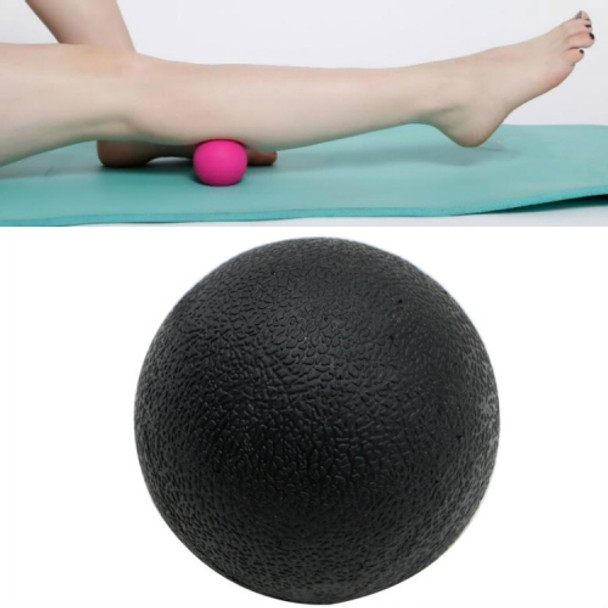 10 PCS Fascia Ball Deep Muscle Relaxation Plantar Acupoint Massage Fitness Mini Yoga Ball Massage Ball, Specification:Single Ball(Black)