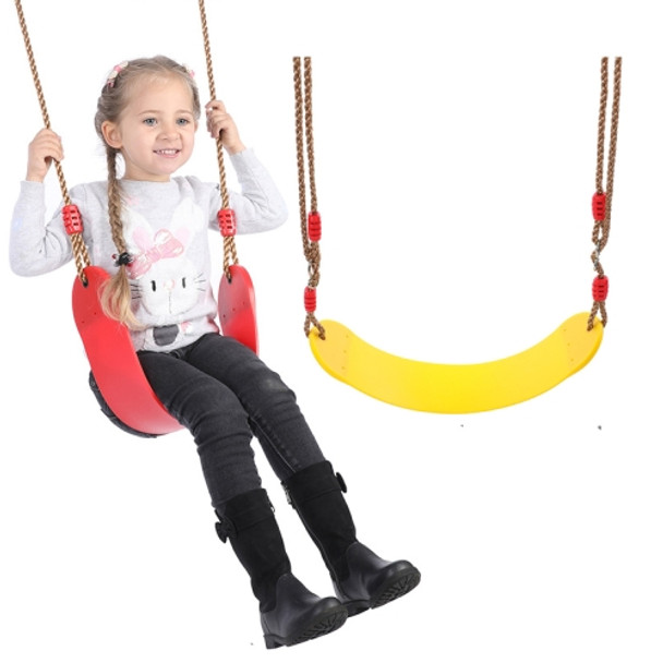 Indoor And Outdoor Sports Children Swing EVA Soft Board Swing,Random Color Delivery