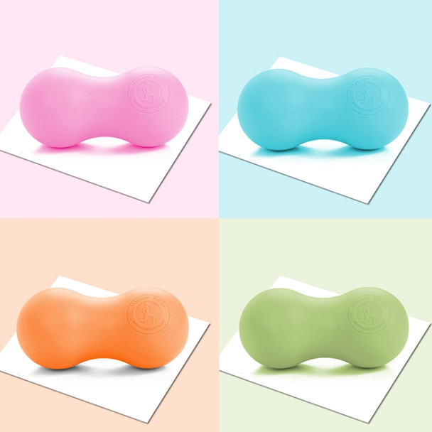 Fascia Ball Muscle Relaxation Yoga Ball Back Massage Silicone Ball, Specification: Flat Matcha Green Peanut Ball