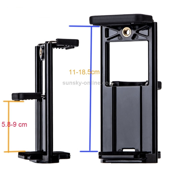 Tablet Phone Dual-use Clip Tripod Head Large Fixed Clip