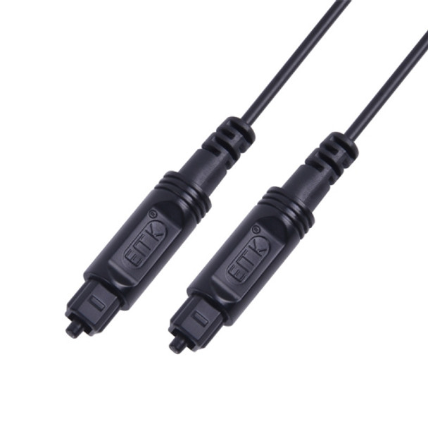 30m EMK OD2.2mm Digital Audio Optical Fiber Cable Plastic Speaker Balance Cable(Black)