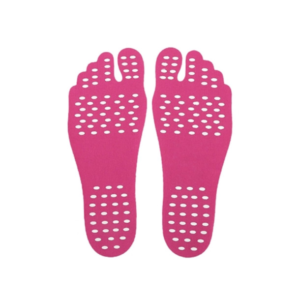Invisible Anti-slip Summer Beach Sandals Insole Size: XL, Length: 27 cm(Magenta)