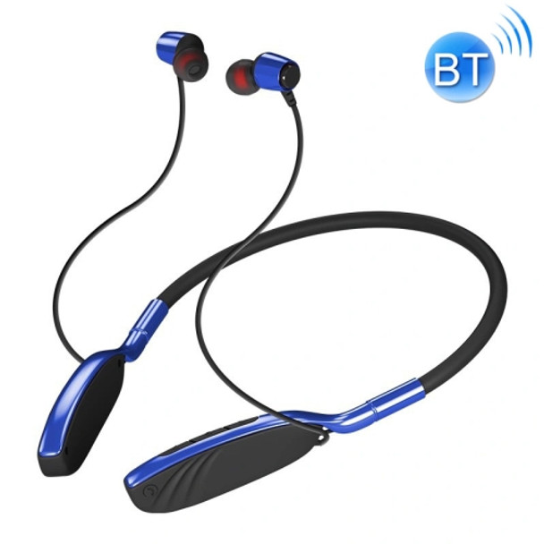 D01 Bluetooth 5.0 Hanging Neck Sports Wireless In-ear Bluetooth Earphone (Blue)