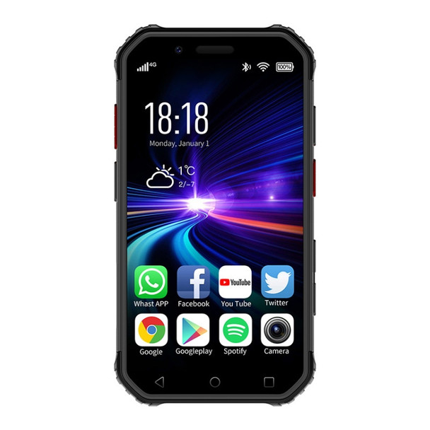 SOYES S10 3GB+32GB, Dual Back Camera, Face ID & Fingerprint Identification, 3.0 inch Android 6.0 MTK6737M Quad Core up to 1.3GHz, Dual SIM, Bluetooth, WiFi, GPS, NFC, Network: 4G, Support Google Play(Black)