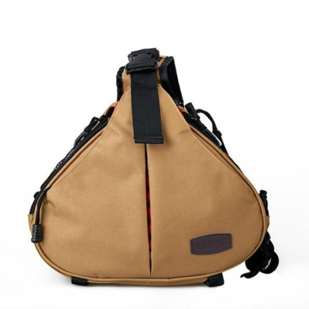 CADeN K1 DSLR Camera Shoulder Waterproof Bag With Rain Cover(Khaki)