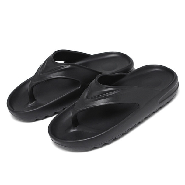 Summer Soft Breathable Beach Shoes Men Outdoors Casual Slippers, Size: 42(Black)