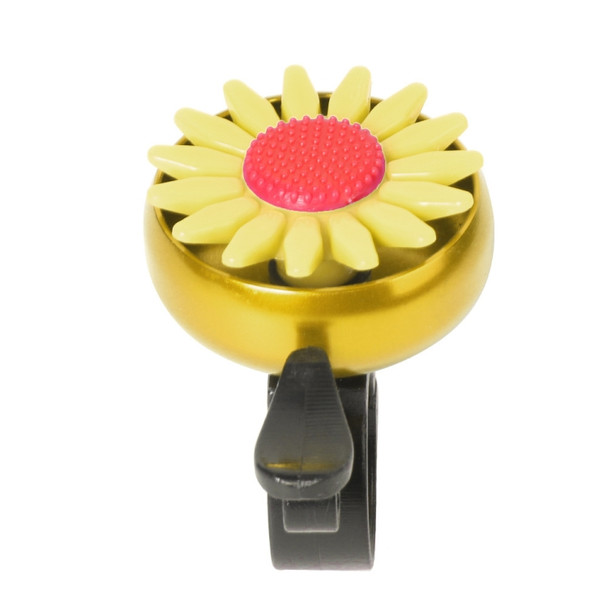 5 PCS Bicycle Bell Flower Aluminum Bell(Yellow)