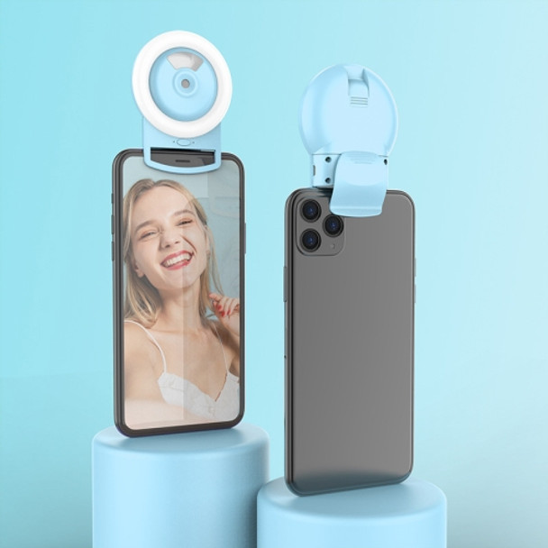 Live Mobile Phone Fill Light Comes With Humidifying Spray And Moisturizing LED Beauty Light(Blue)