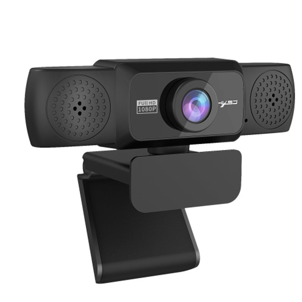 HXSJ S5 1080P Adjustable HD Auto Focus Video Webcam PC Camera with Microphone (Black)