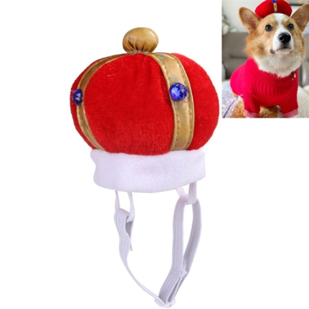 2 PCS Pet Crown Hat Creative Funny Dog Cat Headdress, Size: S