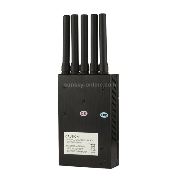 Portable GSM / CDMA / DCS / PCS / 3G / 4G Mobile Phone Signal Protector, Coverage: 20m, EU Plug Charger (JAX-121B-5)(Black)