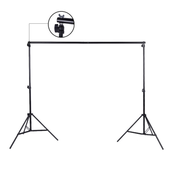 200 * 300cm Photo Studio Background Support Backdrop Crossbar Kit