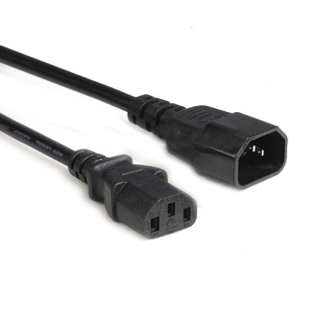 1.8m AC 3 Prong PC Power Extension Cord/Cable