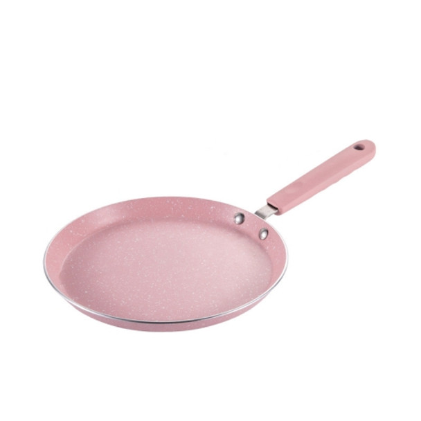 Non-Adhesive Pan Cake Crust Omelette Breakfast Pancake Pan, Colour: Pink 10 inch