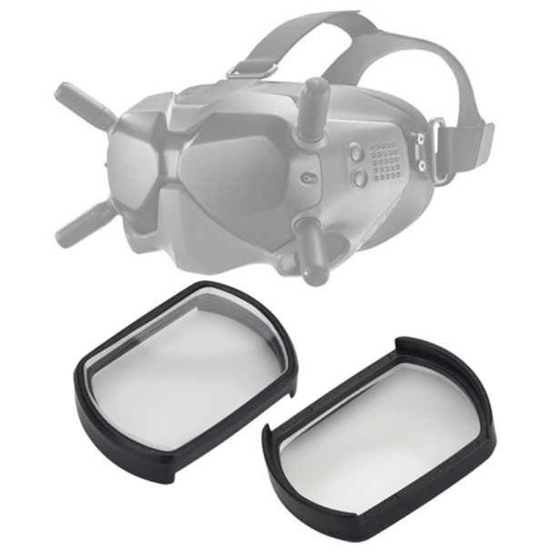 RCSTQ 2 PCS 400 Degree Myopia Glasses Lens Vision Correction Aspherical Lens for DJI FPV Goggles V2