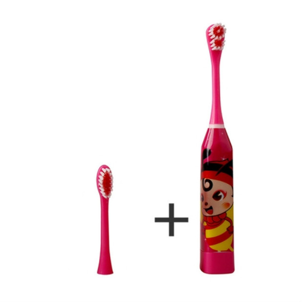 Portable Automatic Children Ultrasonic Electric Toothbrush(Red Bee)