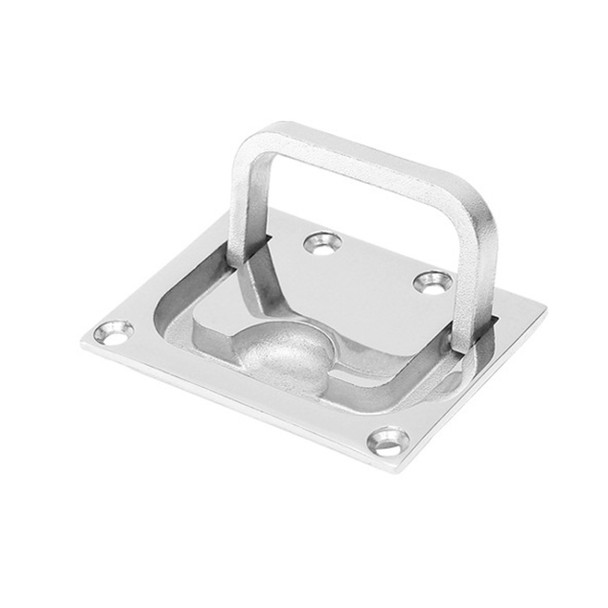 316 Stainless Steel Yacht Hardware Square Marine Floor Buckle Deck Cover Buckle Cabin Cover Handle