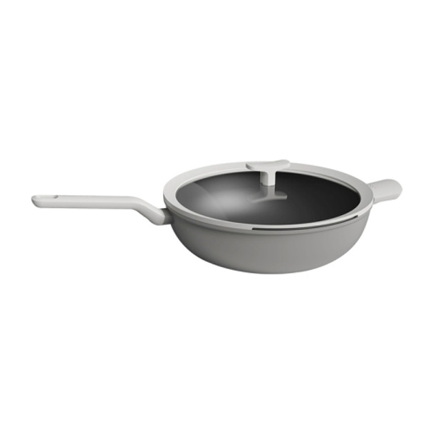 Original Xiaomi Youpin BergHoff LEO Series 32cm Aluminum Alloy Wok (Grey)