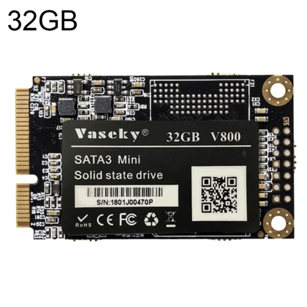 Vaseky V800 32GB 1.8 inch SATA3 Mini Internal Solid State Drive MSATA SSD Module for Laptop