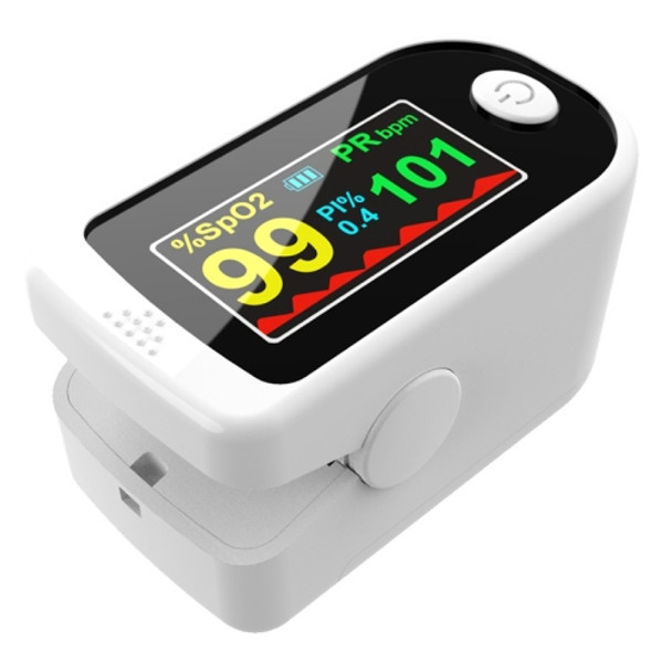 JSL-X201  TFT Color Screen Finger Clip Oximeter Pulse Oximetry Monitor(White )