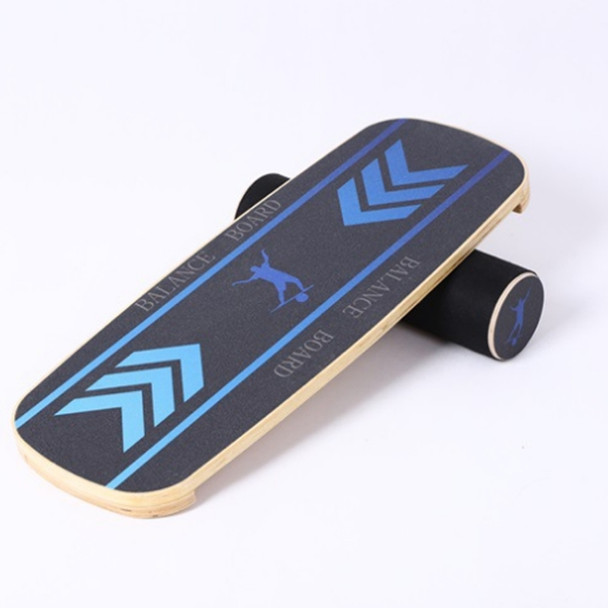Surfing Ski Balance Board Roller Wooden Yoga Board, Specification: 03B Color Sand