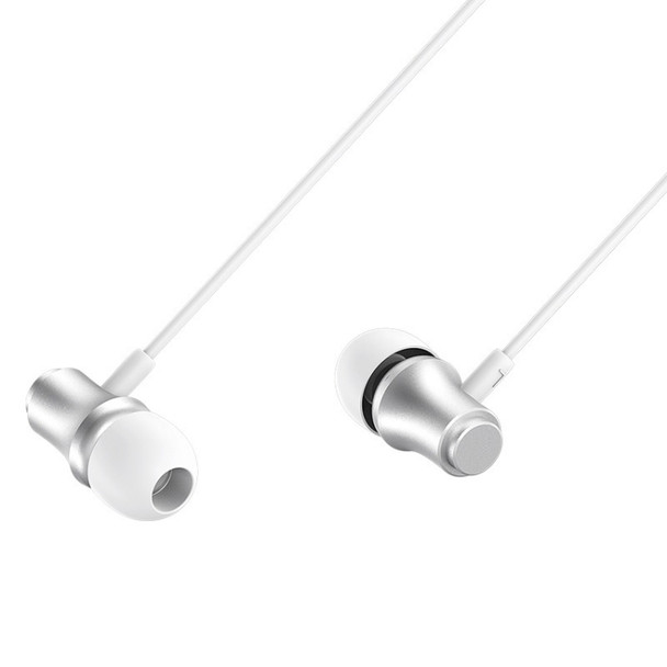 Borofone BM29 3.5mm Gratified Universal Business Headset In-ear Earphones with Mic & Line Control (White)
