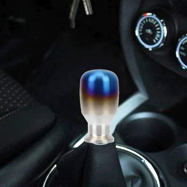 Universal Vehicle Car Blue Gear Shifter Lever Manual Automatic Shift Knob Adapter, Size: 4.2*7.8cm