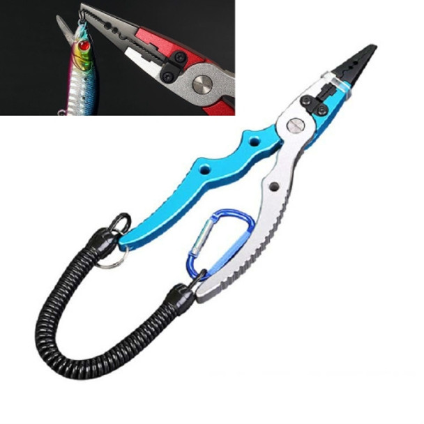 Fish Control Fish Catch Fish Lure Clamp Fish Pliers, Style:Luya Pliers(Blue)