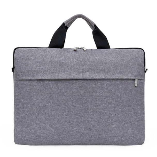 Portable Notebook Bag Multifunctional Waterproof and Wear-Resistant Single Shoulder Computer Bag, Size: 13 inch(Gray)