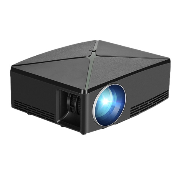 AUN C80UP 2200 Lumens 1280 x 720P LED Portable HD Theater Projector, Amlogic S905X Quad Core ARM Cortex-A53 up to 2.0GHz, Android 6.0.1 OS, 1GB + 8GB, Support WiFi, Bluetooth(Black)