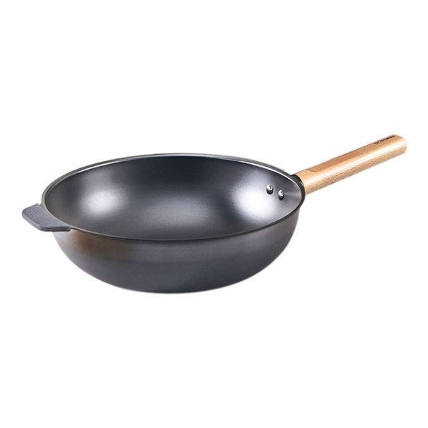 Original Xiaomi Youpin CM-TC03 QCOOKER Frying Wok (Black)