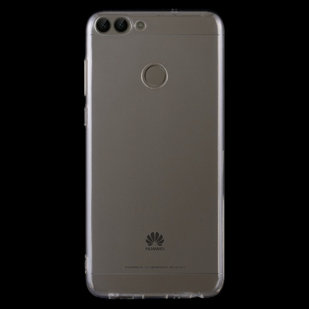 For Huawei  Enjoy 7S / P Smart 0.75mm Ultra-thin Transparent TPU Protective Case(Transparent)