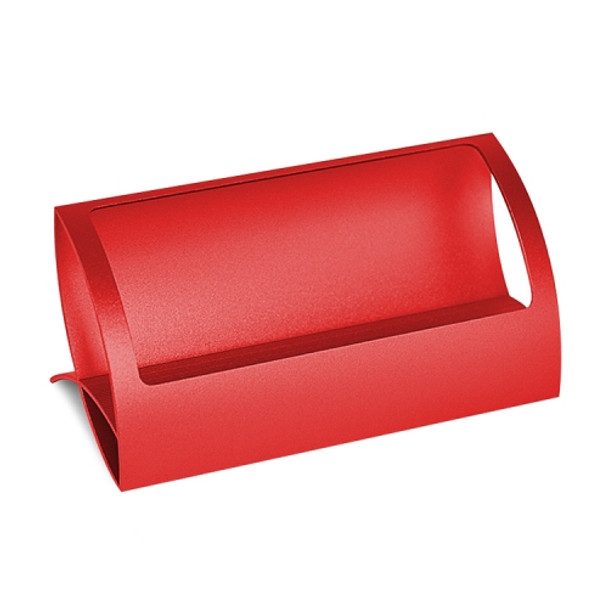 Creative Metal Card Holders Note Holders for Office Display Desk Business Card Holders Desk Accessories Stand Clip(Red)