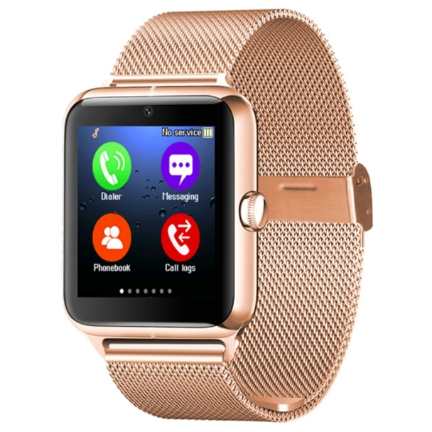 Z50 Smart Watch Phone, 1.54 inch IPS Touch Screen, Support SIM Card & TF Card, Bluetooth, GSM, 0.3MP Camera, Pedometer, Sedentary Alarm, Sleep Monitor, GPS, Remote Camera, Anti-lost Function(Gold)