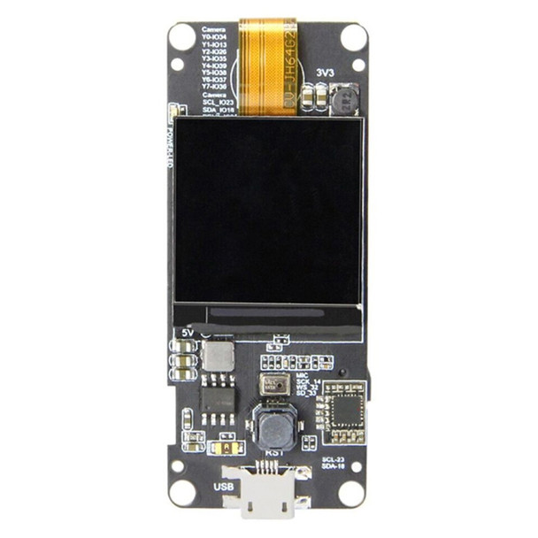 TTGO T-Camera Plus Fish-eye Lens MPU6050 ESP32-DOWDQ6 8MB SPRAM Camera Module OV2640 1.3 inch Display Rear Camera